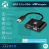 Profftech Converter USB 3.0 to HDMI HDTV VGA Adapter Support 4K