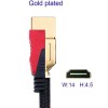 Profftech Kabel HDMI 1.5 Meter Jaring Gold Plated HDMI Male to HDMI Male 