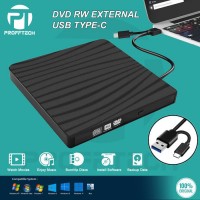 Profftech DVDRW DVD-RW External USB 3.0 Type C Super Slim