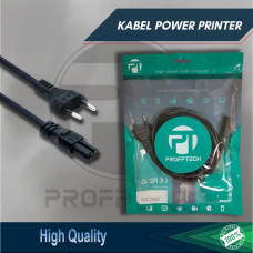 Profftech Kabel Power Printer 1.5 Meter Jack 2 Lubang Angka 8