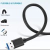 Profftech Kabel USB 3.0 Cable Male to Male 0.5 Meter