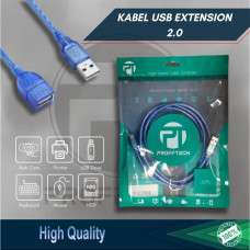 Profftech Kabel USB Extension - USB 2.0 Male to Female 3 Meter