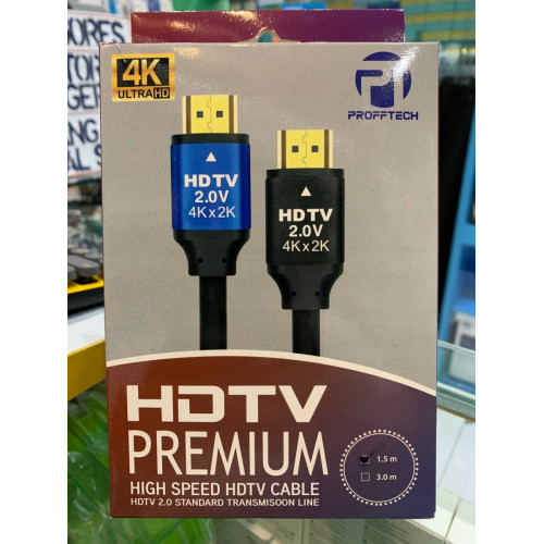 Profftech Kabel HDMI High Speed HDTV Premium 1.5 Meter