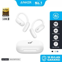 ANKER Soundcore AeroFit 2 Adjustable Fit and Rich Sound Earphone Bluetooth Open Ear True Wireless Earbuds A3874