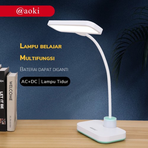Aoki Lampu Meja Belajar Tidur Smart Premium Touch Dimmer AK-6081