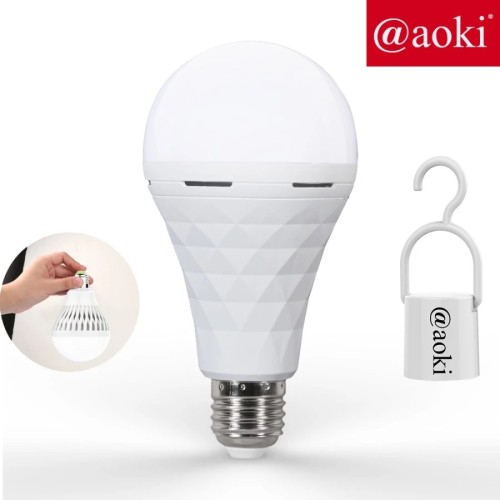 Aoki AC DC Emergency Lamp Fitting Gantung Lampu LED Magic New Crystal