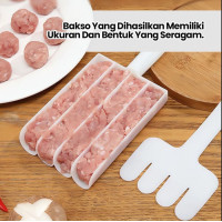 Alat Cetak Bakso 4 Baris Praktis Anti Lengket