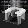 Kursi Toilet Tempat Duduk Kloset Jongkok Bahan Plastik Anti Slip
