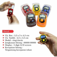 Tasbih LED Digital Kotak Finger Counter