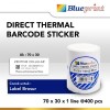 Blueprint Direct Thermal Sticker Label 70x30 mm 1 Line 400 pcs DTS