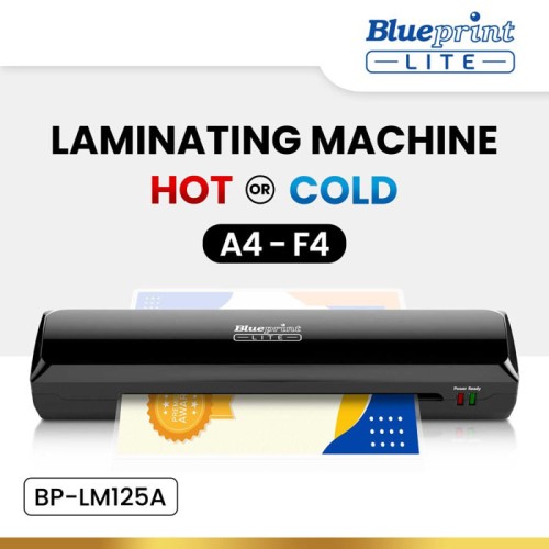 Blueprint Mesin Laminating Machine Hot Cold A4 F4 LM125A