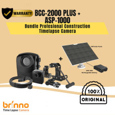 Brinno BCC2000 Plus ASP1000-P Contruction Camera Bundle Power Solar Kit