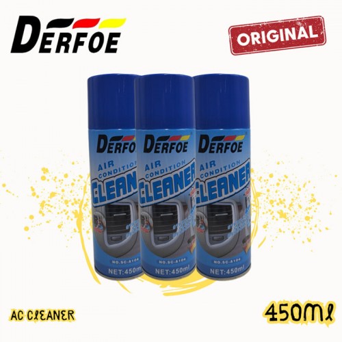 Derfoe AC Cleaner 450ml Spray Semprotan Pembersih Penghilang Bau Bakteri