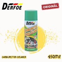 Derfoe Carburator Cleaner 450ml Spray Semprotan Pembersih Karburator Mobil Motor