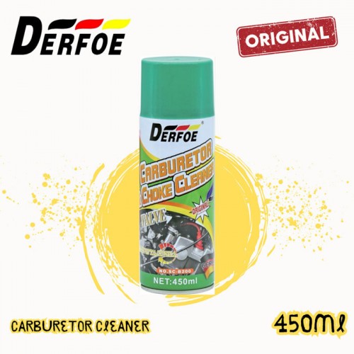Derfoe Carburator Cleaner 450ml Spray Semprotan Pembersih Karburator Mobil Motor