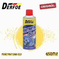 Derfoe Penetrating Oil 450ml Spray Semprotan Pelumas Pembersih Karat Baut Besi