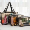 Tas Kosmetik Transparan Bahan PVC Travel Pouch