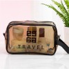 Tas Kosmetik Transparan Bahan PVC Travel Pouch