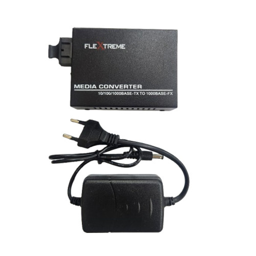 Flextreme FL-8110GMA-11-5-AS Media Converter Dual Core Multimode 550 Meter