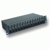 Flextreme FL-81/4-2A: Media Converter Rack-Mount Chassis 14 slots with dual power supply NMS function