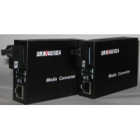 Flextreme FL-8110SB-11-20AB Media Converter 10-100Mbps To Fiber Optic Single Core