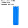 Baterai 18650 Isi Ulang Battery Rechargerable Lithium 1200mAh 3.7 Volt