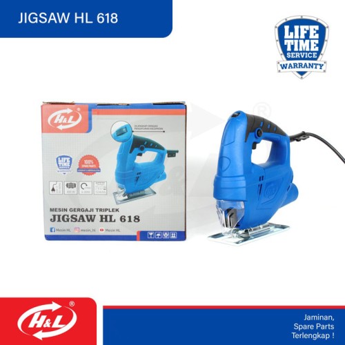 HL 618 Mesin Potong Gergaji Triplek Jigsaw