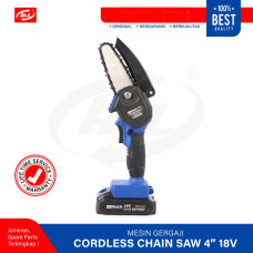 HL Cordless Chainsaw 18V Gergaji Mini Baterai Tanpa Kabel CCS 5112 