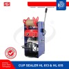 Mesin Penyegel Gelas Plastik Manual Elektrik Cup Sealer HL 613 HL 615
