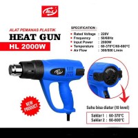 HL Heat Gun 2000W Alat Pemanas Plastik