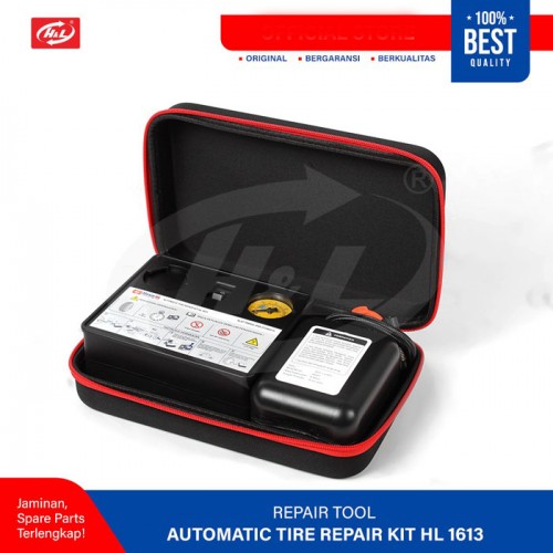 HL 1613 Automatic Tire Repair Kit HL1613 Alat Isi Angin Tambal Ban Lengkap