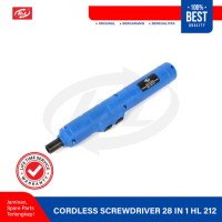 HL Cordless Screwdriver 28 in 1 Mesin Bor Obeng Mini Nirkabel HL212