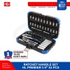 HL Premier Ratchet Handle Set Kunci Sok 1/4 Inch 53 Pcs HL72T53
