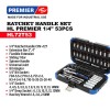 HL Premier Ratchet Handle Set Kunci Sok 1/4 Inch 53 Pcs HL72T53