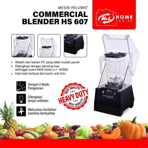 HL Commercial Blender Mesin Pelumat HS607 HS 607