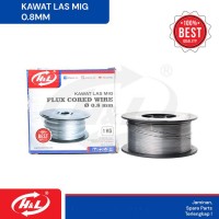 HL Kawat Las Flux Core 0.8mm 1mm Berat 1 Kg Roll MIG