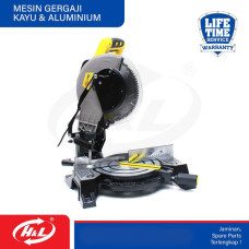 HL Pro Miter Saw 10 Inch Mesin Pemotong Kayu Aluminium Sudut