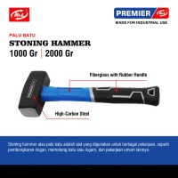 HL Premier Palu Batu Stoning Hammer 1000 Gram 2000 Gram