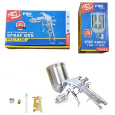 HL Pro F75G Spray Gun Cup Semprotan Cat Tabung Atas 400cc