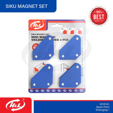 HL Siku Magnet Las Set isi 4 Pcs Magnetic Welding Holder 45 90 135 180 Derajat