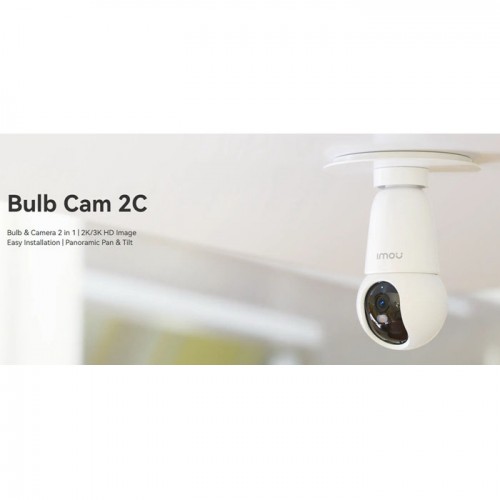 Imou Bulb Cam 2C 3MP Smart Wireless Security Camera Panoramic E27 2K