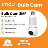 Imou Bulb Cam 3MP Smart Wireless Security Camera Panoramic Bohlam Lampu E27