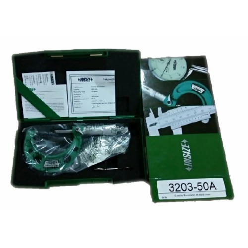 INSIZE 3203-50A Outsite Micrometer 50mm - Precision Measurement