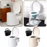 Kloset Duduk Portable Ember Toilet Portabel Wanita Hamil Lansia