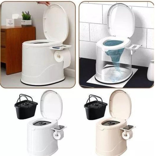 Kloset Duduk Portable Ember Toilet Portabel Wanita Hamil Lansia