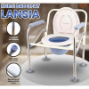 Toilet Lansia Kursi Pispot BAB Lipat Foldable Commode Chair