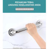 Pegangan Kamar Mandi Gagang Tangan Bahan Stainless Steel