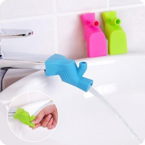 Sambungan Kran Air Silikon Keran Wastafel Faucet Extender