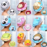 Shower Cap Karakter Penutup Kepala Mandi