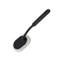 Sikat Pembersih Kamar Mandi Dinding Gagang Panjang Hitam